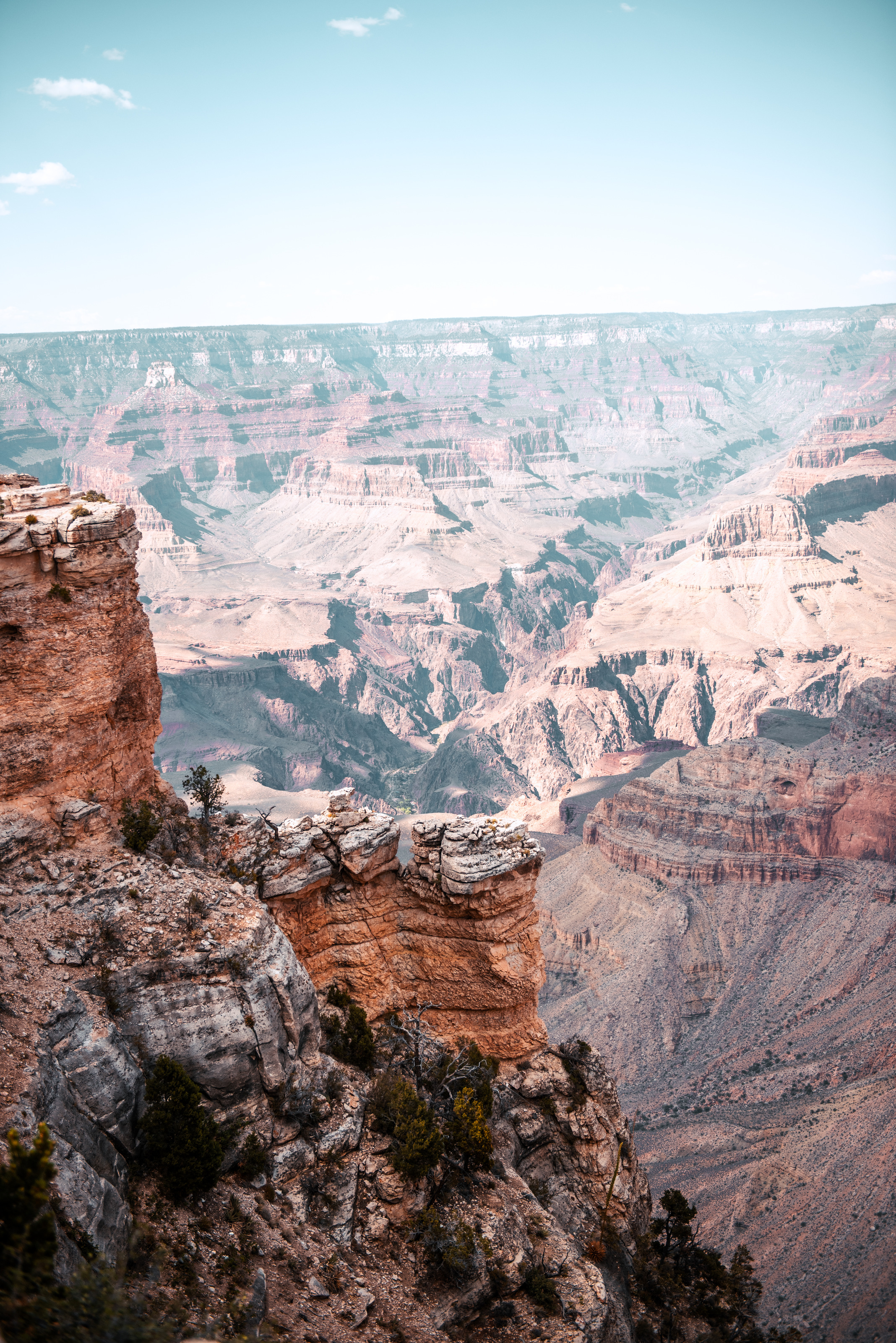 Grand Canyon rim trail detail